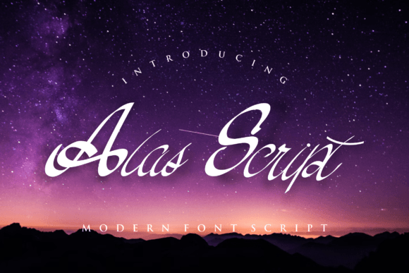 Alas Script: A Handwritten Font with Impact and Elegance
