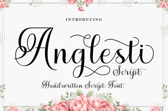Anglesti Script: A Dazzling Font for Modern Designers