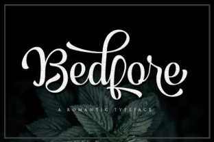 Bedfore Script: A Vintage Font with Modern Charm