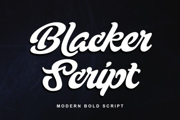 Blacker Script: A Modern Bold Script for Real-World Projects