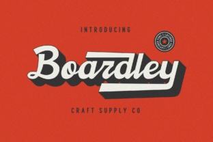 Boardley Script: A Modern Layered Typeface for Bold Branding