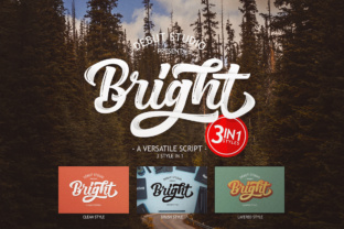 Bright Script: A Versatile Layered Font for Modern Creators