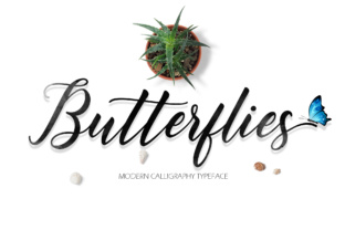 Butterflies Script: A Modern Calligraphic Typeface for Creative Projects