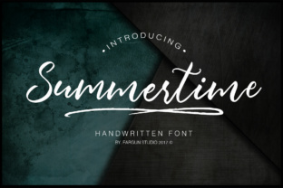 Exploring Summertime Script: A Designer's Handwritten Font