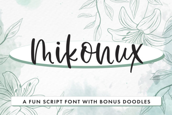 Mikonux: A Fun Script with Doodles for Authentic Branding