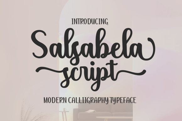 Salsabela Script: A Sweet Calligraphy Font for Luxury Designs