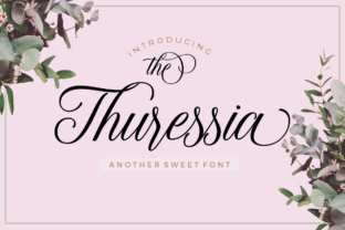 The Thuressia Script: A Modern Calligraphy for Designers